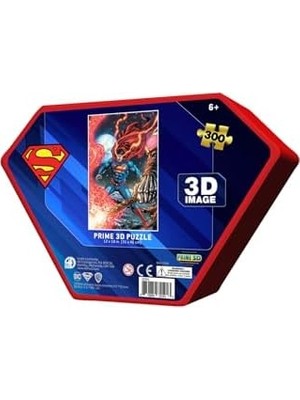Peri Store 3D - Superman - 300 Parça Puzzle - Metal Kutu