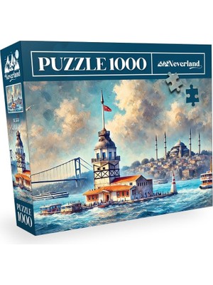 Peri Store Neverland 1000 Parça Puzzle - Kız Kulesi