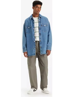 Levi's Erkek Straight Fit KHaki Kargo Pantolon - 0002