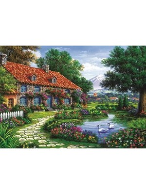 Peri Store Kuğulu Bahçe 1500 Parça Puzzle