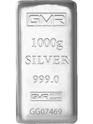 By Devli 1000 Gram Kulçe Gümüş 999,9