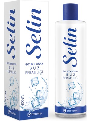 Selin Buz Ferahlığı 80 Derece Kolonya 400 ml Plastik Ambalajda Ferahlatıcı Koku