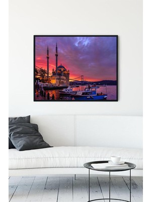 Peri Store (PSTER13715) Istanbul Boğazı Manzara Çerçeveli Tablo (30 x 40CM)