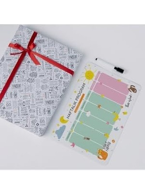 Peri Store Renkli Magnet Haftalık Görev Planlayıcı 29,7X21 cm