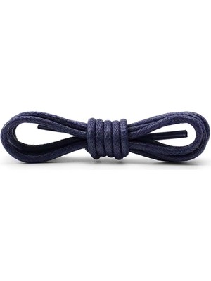 Others 90 Cm Lacivert Mumlu Klasik Ayakkabı Bağcığı