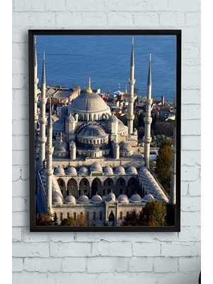 Peri Store (PSTER13425) Ahmet Camii Çerçeveli Tablo 2 (30 x 40CM)