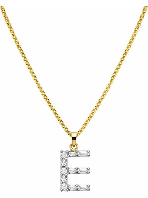 Felix Accessories Luna Harf Kolye - E Harf