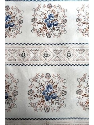 Peri Store Tek Kişilik Kanaviçe Desenli Pike – Indigo | 160X240 cm |%100 Pamuk
