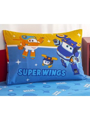 Taç Zorluteks Out Harika Kanatlar Desenli % 100 Pamuk Kumaş 2 Adet Yastık Kılıfı 50X70 cm