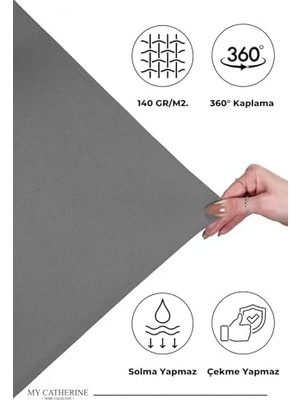 Peri Store Lastikli & Hipoalerjenik Çarşaf |%100 Pamuk Çarşaf Penye Kumaş | Tek-Çift Kişilik-Battal Boy Çarşaf -ANTRASIT-100X200, Luxcarsaf