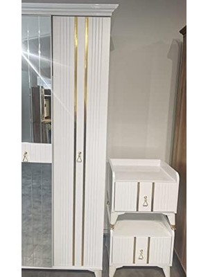 Peri Store Dekoratif Pvc Bant Altın 2cm x 10 Metre, Dekorasyon Bandı, Mobilya, Kapı ve Duvar Süsü