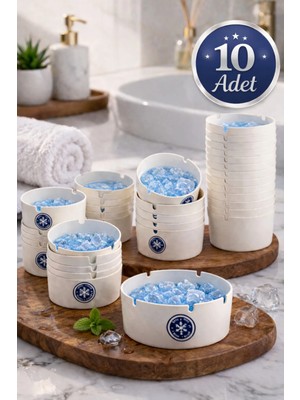 Special Action Su ile Aktifleşen Jel Küllük Tek Kullanımlık Koku Emici Pratik Kül Tablası 10 Adet