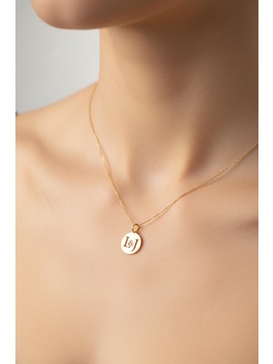 Tabitela 8 Ayar Altın Kolye Ucu Harf J&l   GM12758 1 gr