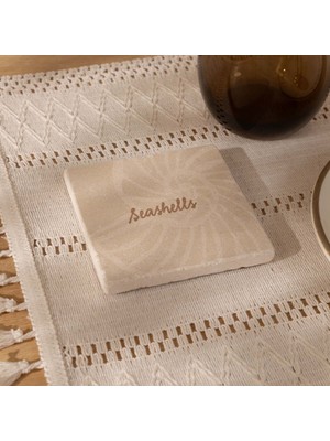 Evidea Kitchen Corin Bardak Altlığı - Bej - 10 cm
