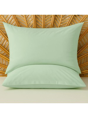 Matmel Soft Basic Oxford 2'li Yastık Kılıfı - Yeşil - 50X70 cm
