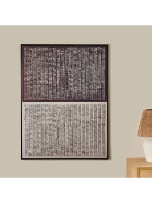 Matmel Deco Otilie Kanvas Tablo - Siyah / Krem - 120X90 cm
