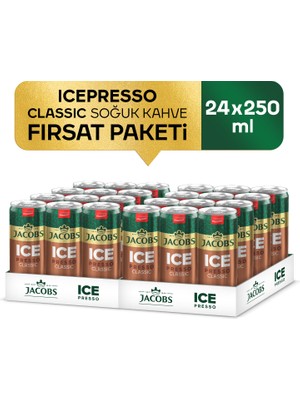 Jacobs Icepresso Classıc Soğuk Kahve 250 ml x 24