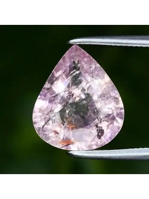 Aries 2.48CT 10.5X9MM Pear Natural Pink Tourmaline - Unheated, Africa Gemstone