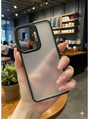 Darkom Samsung Galaxy A07 5g Uyumlu /kenarları Düz Renkli /arkası Mat /stand Olabilen /darbe Emici Kılıf.
