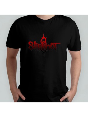 Pixxa Slipknot Unisex %100 Pamuklu Bisiklet Yaka T-Shirt Model 2