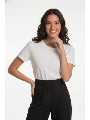Cotton Lab Siyah Çift Cepli Kadın Palazzo Pantolon