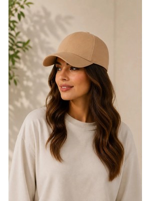 KKDSTOCK Unisex Ayarlanabilir Pamuk Gabardin Şapka