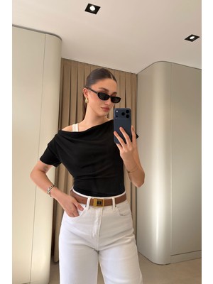 Magarde Yeni Sezon Atletli Bluz Takım- Siyah