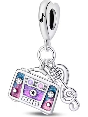 Fubena Kaset Çalar ve Sol Anahtarı Sallantılı Charm