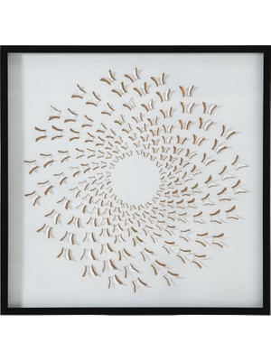 Mudo Home AURALIS ÇERÇEVELİ CAM TABLO 100X100 CM