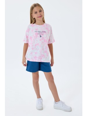 U.S. Polo Assn. 4-15 Yaş Lisanslı Us Polo Assn Kız Çocuk Takım-Pembe