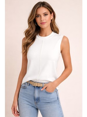 Blouse Kadın Slim Fit Dik Yaka Bluz