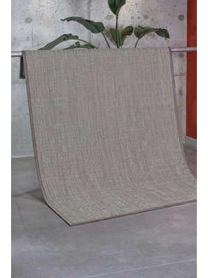 Apex Halı Vicenza 2826 Vizon Kaymaz Tabanlı Yıkanabilir Dekoratif Şık Sisal Halı