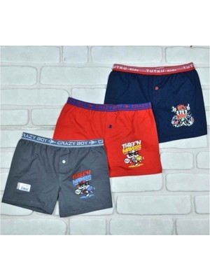Bendehepsi Çocuk Boxer Erkek 4 - 5 Yaş Karışık Desenli 6'lı Paket Rahat Paça