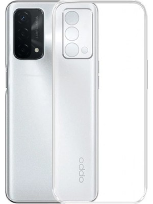 TKÇ Ally Oppo A93 5g Kamera Lens Korumalı Şeffaf Silikon KILIF-(5775)