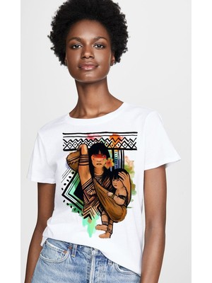 Mr.Thinker Mr.thınker Regular Unisex T-Shirt Beyaz 'özel Günler/anneler Günü8' 1tbaskılı