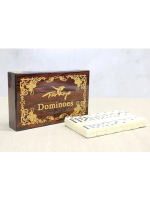Nemere Ithalat Ahşap Kutulu Domino Oyunu Model 3