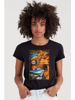 Mr.Thinker Mr.thınker Regular Unisex T-Shirt Siyah 'özel Günler/anneler Günü9' 1t Baskılı
