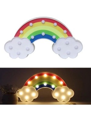 Nemere Ithalat LED Işıklı Gökkuşağı Gece Lambası