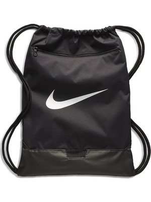 Nike Brasilia Gymsack Ayakkabı-Sırt Çantası Siyah 23L Suya Dayanıklı Minimal Tasarım BA5953-010