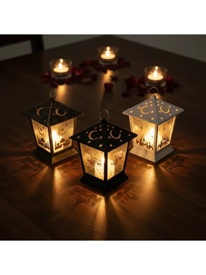 Nemere Ithalat Ramazan Temalı Kare Kubbe LED Lamba
