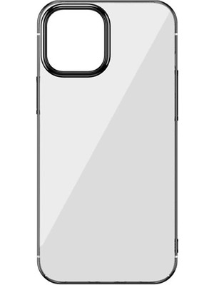 TKÇ Baseus Glitter Iphone 12 Pro Max Şeffaf Lüx Silikon Kılıf Soft Tpu KILIF-(5775)