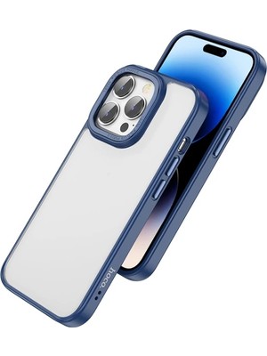TKÇ Hoco iPhone 14 Pro Golden Shield Frosted Silikon Telefon KILIFI-(5775)