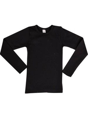 Kota Termal Bady Kız Çocuk İç Giyim Siyah Esnek Kumaş 64% Polyester 30% Viskoz 6% Elastan 2005