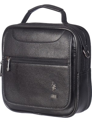 U.S. Polo Assn. PLEVR6759 Siyah Evrak Çantası Poliüretan Malzeme ile Şık Tasarım 22cmx22cmx9cm