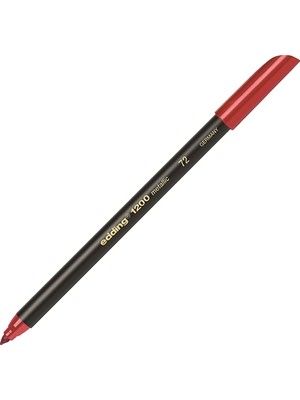 Edding 1200 Metalik Grafik Kalemi Kırmızı 1-3 mm Uç Kalınlığı ile Su Bazlı Mürekkep