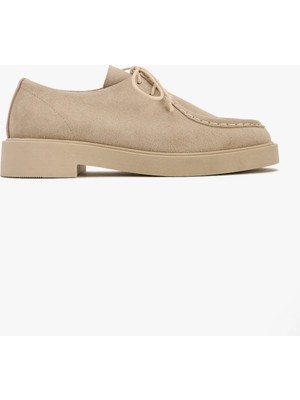 Kadın Deri Günlük Ayakkabı – Bağcıklı Hakiki Süet Loafer