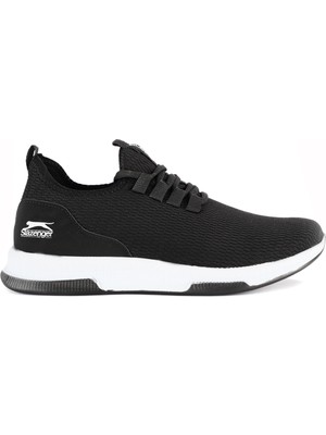 Slazenger ABENA I Erkek Sneaker Koşu & Yürüyüş Ayakkabısı Siyah / Beyaz Tekstil Tabanlı
