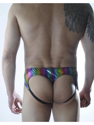 Beruflic Erkek Renkli Fantezi Jockstrap Iç Giyim