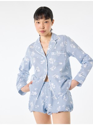Koton Pamuklu Rahat Kesim Beli Lastikli Şort Pijama Altı