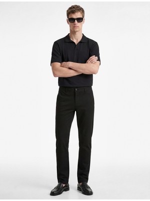 Koton Viskon Karışımlı Cepli Slim Fit Kumaş Pantolon
